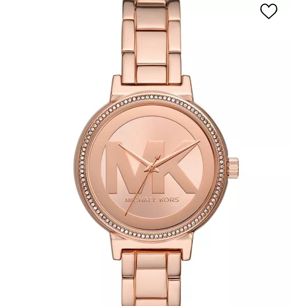 Michael Kors Women's Sofie Three-Hand Rose Gold-Tone Stainless Steel Watch 36mm
